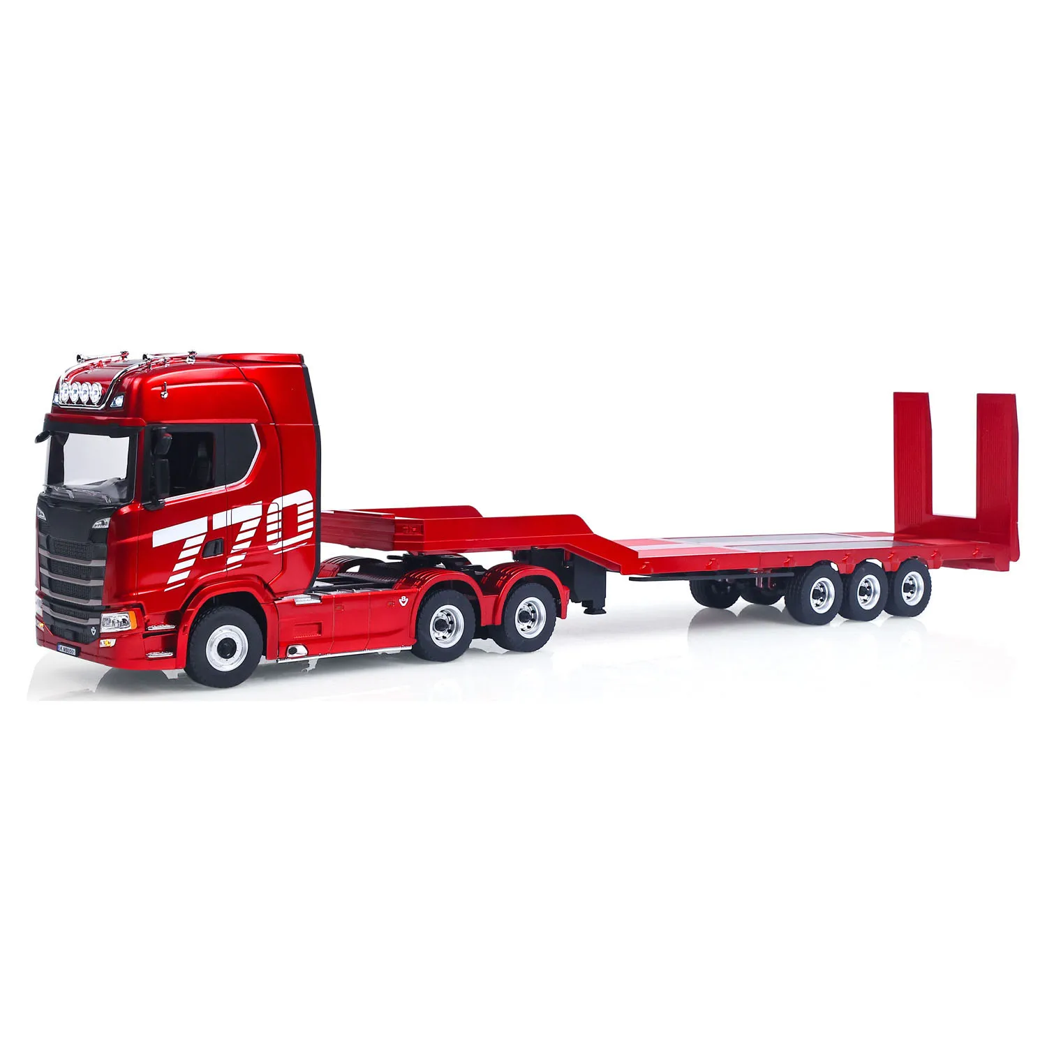 1501A 1/18 HUINA RC Traktor und 3-Achs-Sattelanhänger 19CH RTR 770S 2.4G Sound-Licht-System Ferngesteuertes LKW-Modell – Detail 11