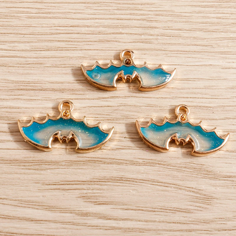 10 stücke mischen niedlichen Acryl Halloween Kürbis Hut Geist Charms Anhänger für Schmuck machen Tropfen Ohrringe Halsketten Armbänder DIY Geschenk – Detail 16