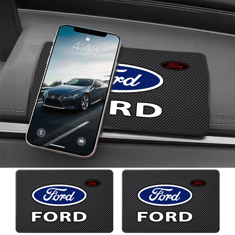 Car Non-Slip Mat Interior Dashboard Phone Silicone Anti-Slip Pad For Ford Focus Mondeo Kuga Fiesta MK7 Explorer Edge 2 4 MK2 MK4