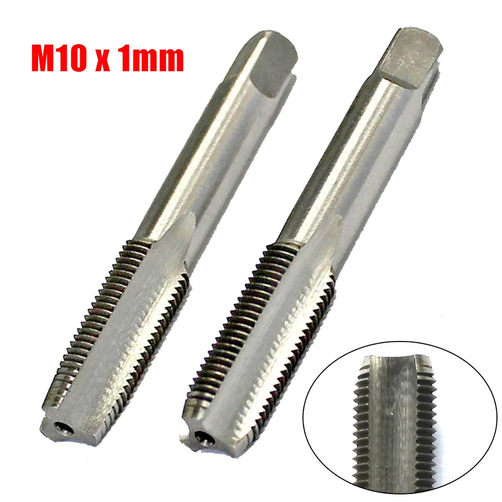 2pcs HSS 10mmx1 Metric Taper And Plug Tap Right Hand Thread M10 X 1mm Pitch  Thread Tap Pipe Thread Tap G Thread Tap Thread