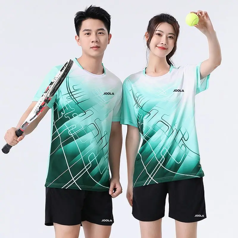 JOOLA Quick Drying Table Tennis Suit Set Summer Men's and Women's Sports Leisure Quick Drying Breathable Two piece Set - Image 4