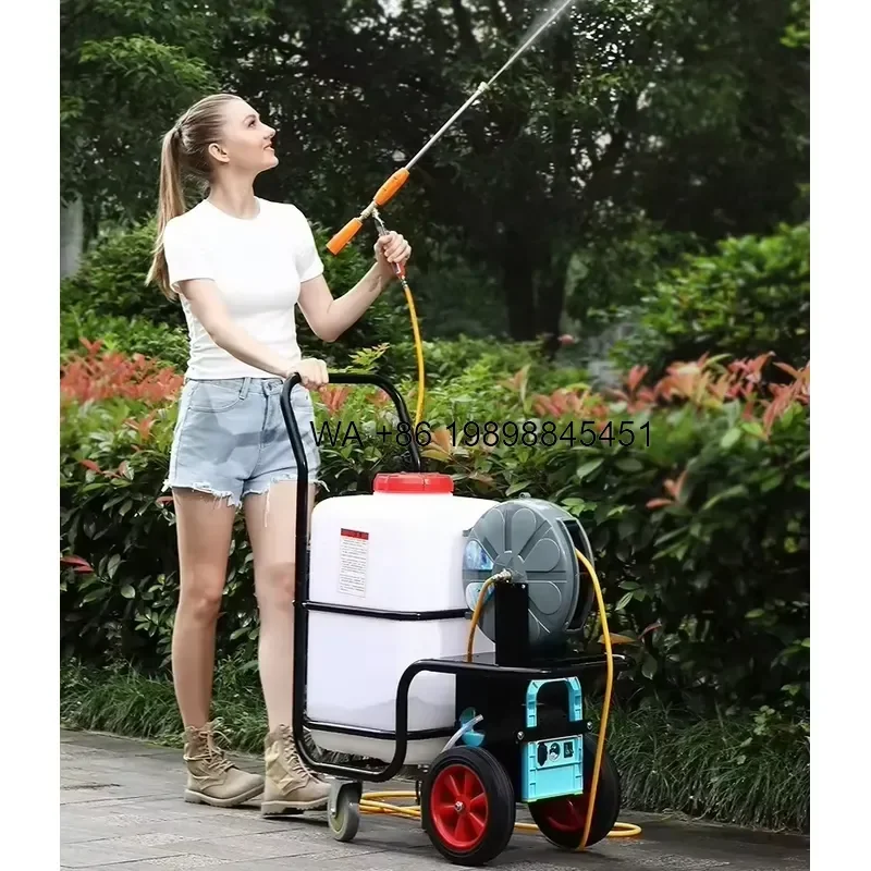 Wmwmnu for Factory Custom Multi-purpose 60L Large Trolley Sprayer High Pressure Garden Lithium Sprayer