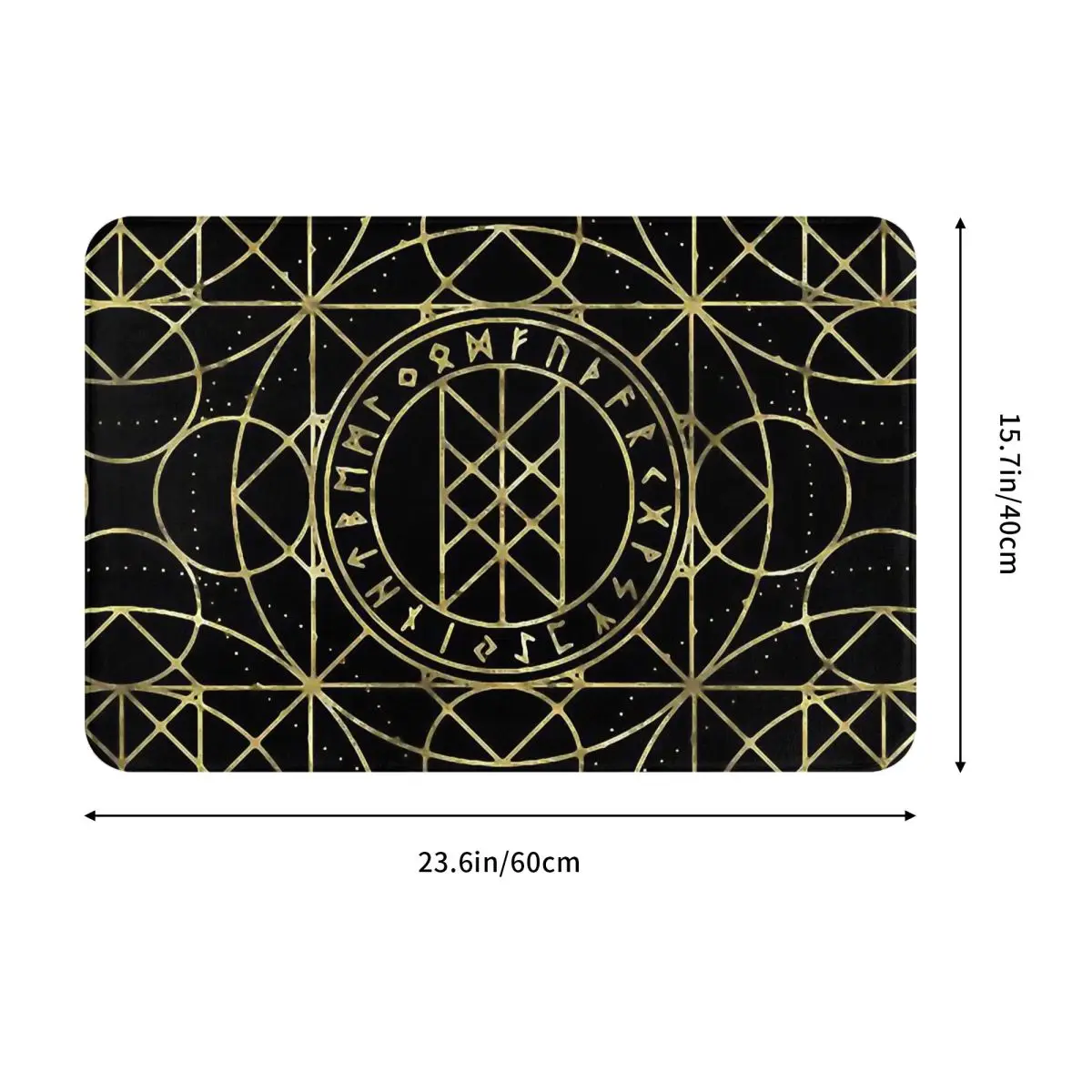 Vikings Bedroom Mat Web Of Wyrd The Matrix Of Fate Doormat Flannel Carpet Balcony Rug Home Decoration