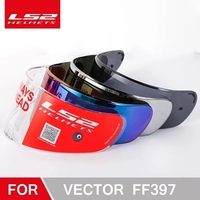 Original LS2 FF397 FF801 Helmet Visor Clear/dark Smoke/ Silver/rainbow Only for LS2 VECTOR Helmet Model Lens