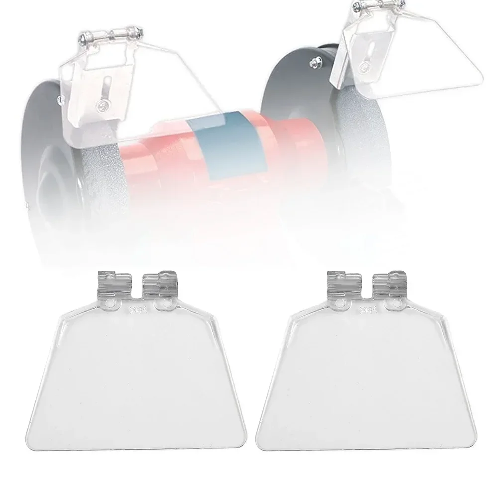 Transparente Eye Protection Shield, Guard Protector, Bench Grinder, Grinder Shields, Tipo 125, 2pcs