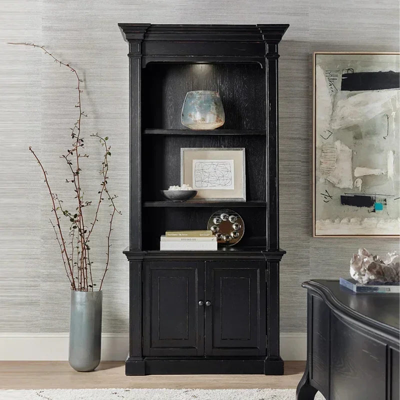 Retro Distressed Wall Locker Floor Bookshelf and Storage Shelf Customizable