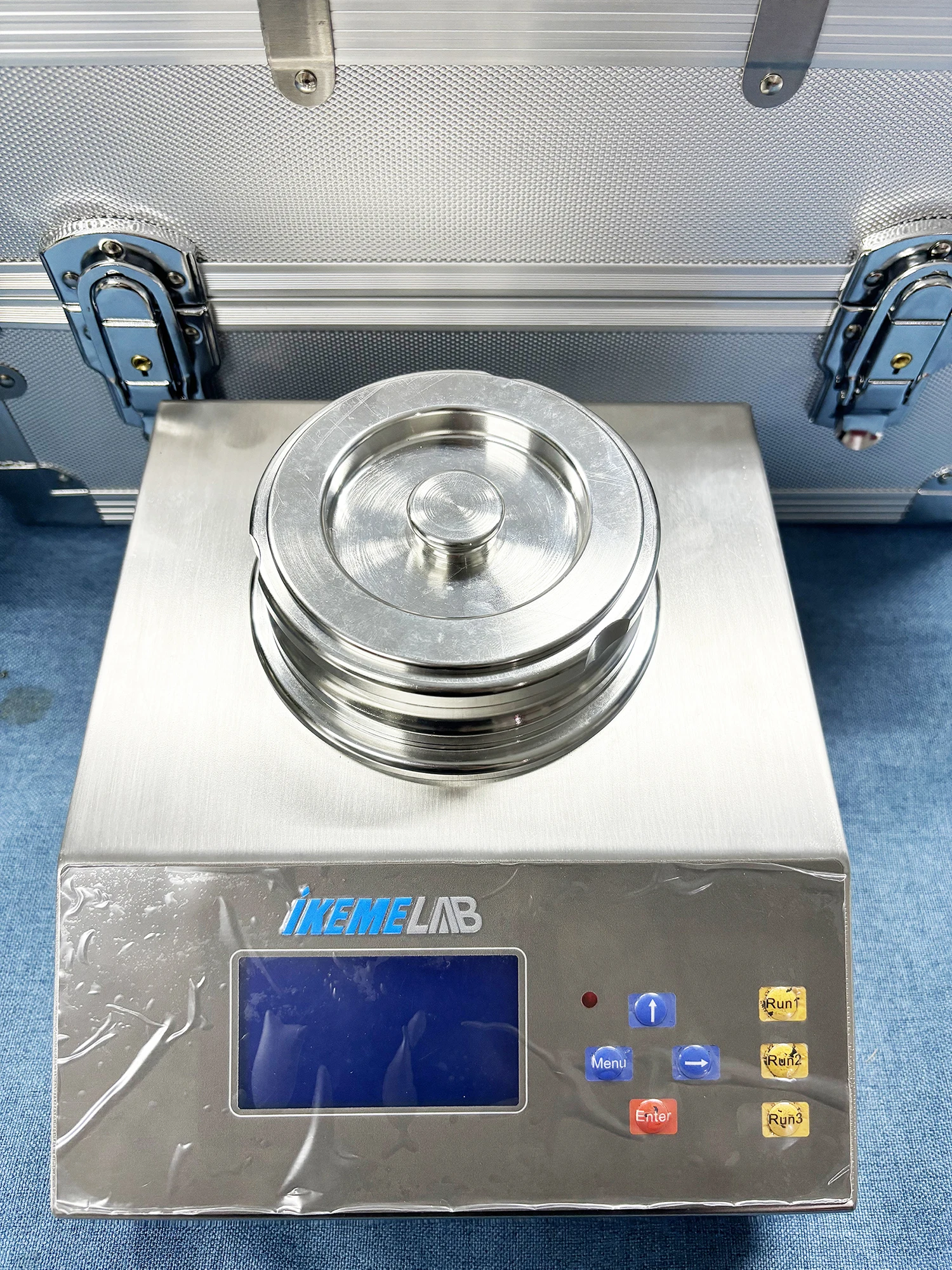 WEIAI-colector de bacterias de laboratorio, probador de muestra de bacterias planctónicas, 100L/min, muestra de aire microbiano Digital para microbiología