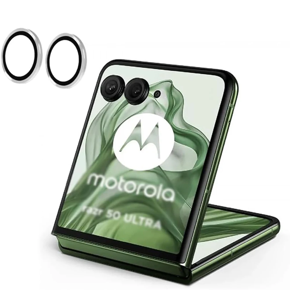 Metal Camera Lens Protective Film For Motorola RAZR 50 Metal Ring Camera Protectors For RAZR 50 Ultra razr50 Len Glass