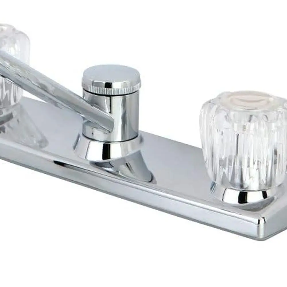 

Columbia 8 Kitchen Faucet with 11-16 Spout Reach and Side Sprayer in Polished Chrome