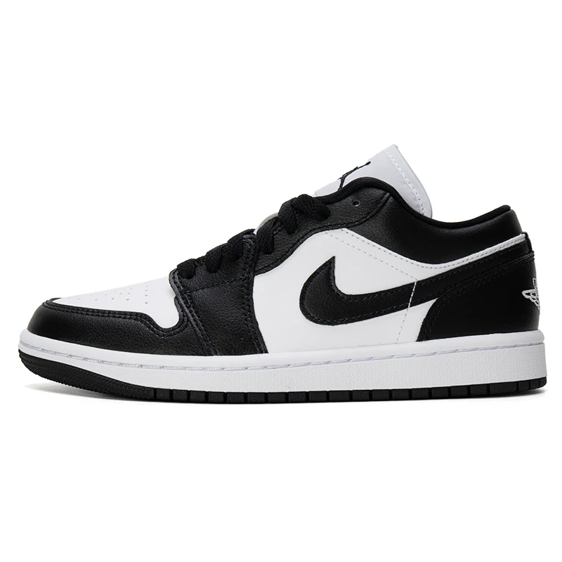 Nike Women's Shoes Air Jordan 1 Low Sports Shoes Flat Embroidered Low-Top Lightweight Sneakers Dc0774-101