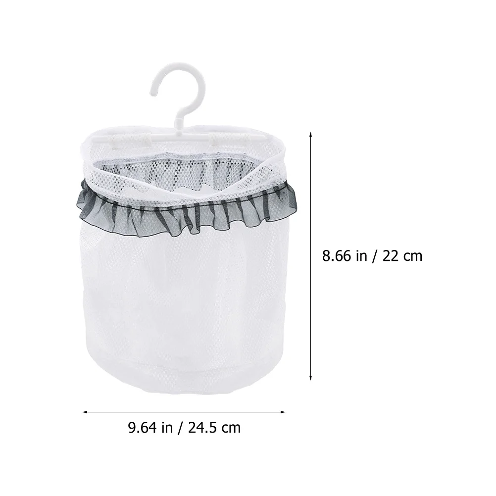 

2Pcs Storage Net Bags Wall-Mounted Mesh Pouches Wear-Resistant Easy Clean Large Mouth Design Multi-Function Household