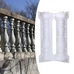 Garden Fence Concrete Plaster Cement Reusable Lawn Pool Pouring Decor , White, 644cm