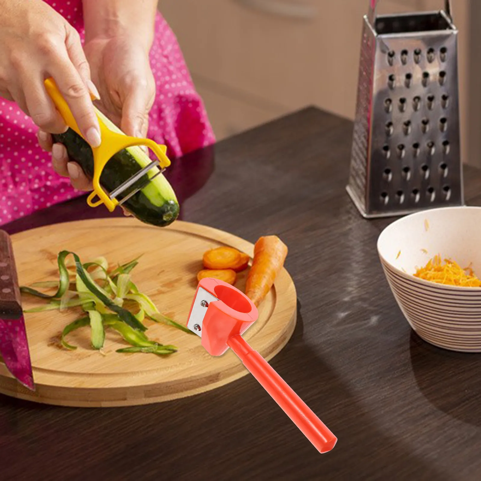 Spiral Vegetable Slicer Flower Cutter for Carrot Cucumber Zucchini Fruit Creative Funnel Design Kitchen Gadget Multifunctional