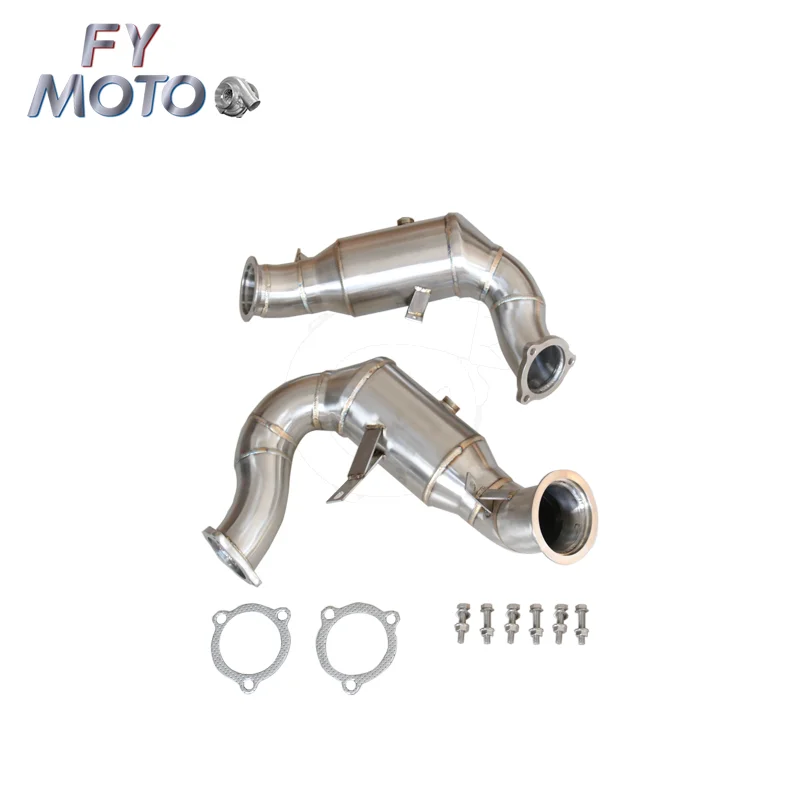 Exhaust Catted Downpipe for Porsche Macan S Turbo 3.0T 3.6T 2014+ LB