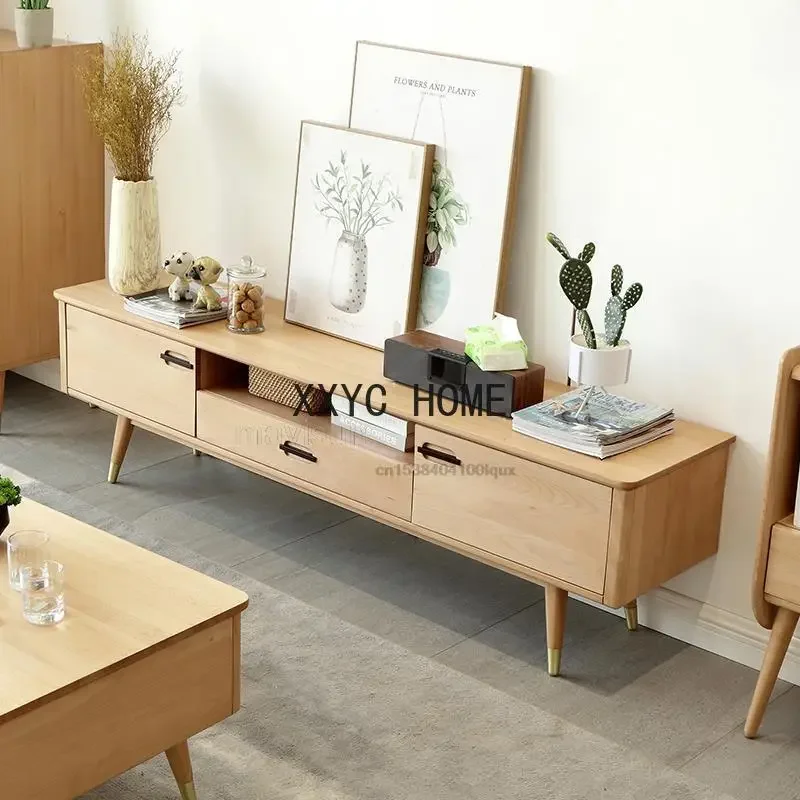

Small Apartment Living Room Tv Stands With Double Doors Cupboard For Hotel Simple Wooden Furniture