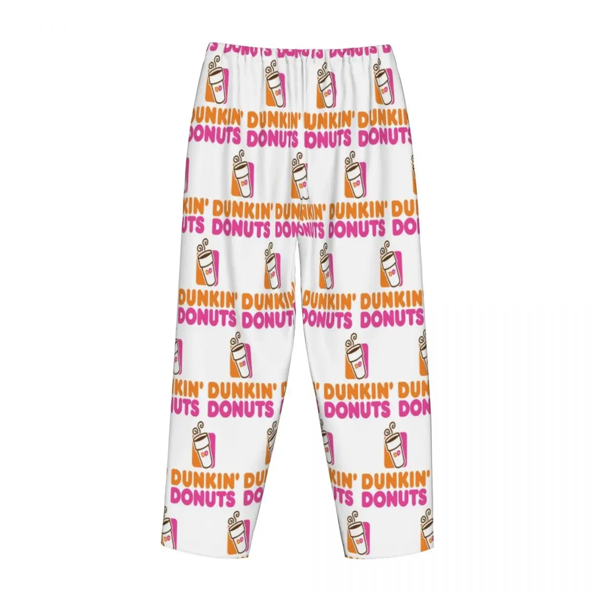 Custom Dunkin Donuts Women Pajama Pants Lounge Sleep Sleepwear Bottoms with Pockets