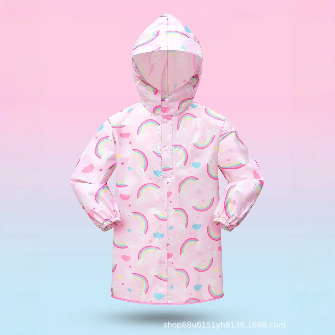 

Cute Kids Raincoat - Lightweight & Breathable, Cartoon Car Pattern, Waterproof Children's Rainwear