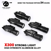 Tactical Surefir X300 X300U Ultra X300V XH35 Metal Pistol Strobe LED Light Fit 20mm Rail Airsoft Hanging highlight Flashlight