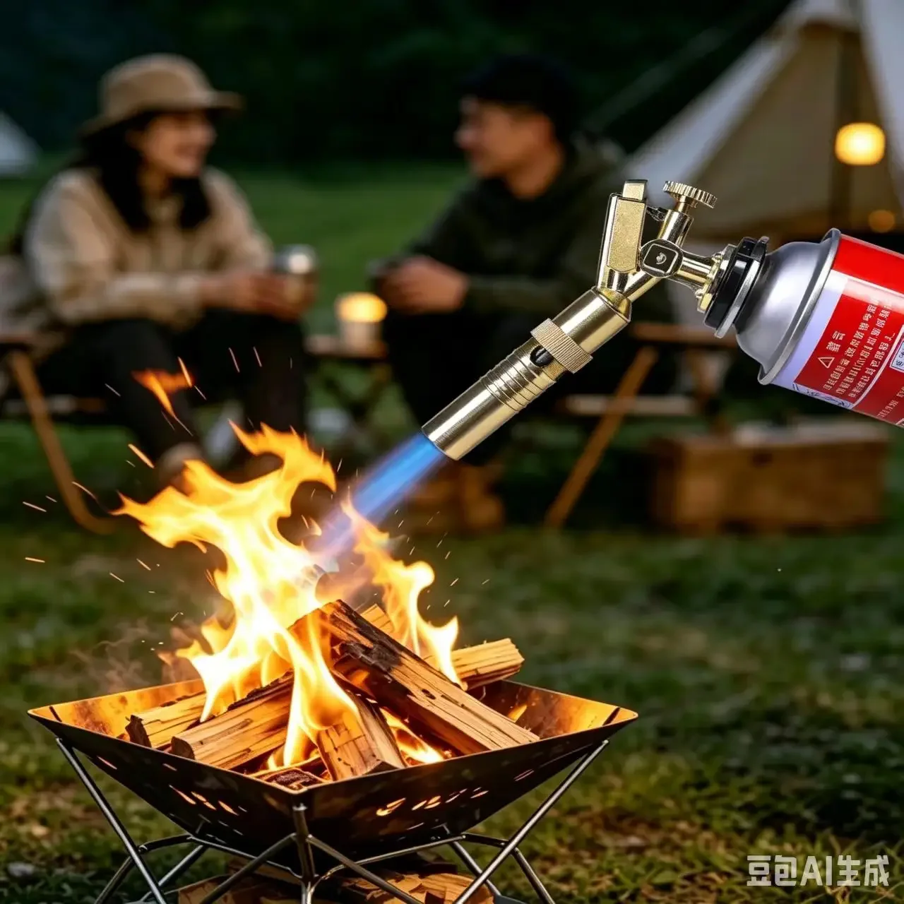 Portable Gas Burner High-Temperature Welding Torch Gold Welding Gas Torch Flame Gas Blow Torch For BBQ Welding & Cooking