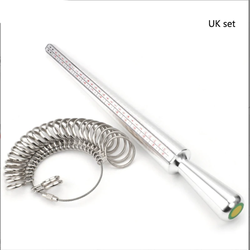 

US/UK Measurement scale ring ring rod repair ring finger size measurement number correction adjustment tool