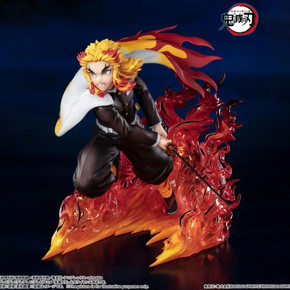 Bandai Echt Rengoku Kyoujurou Figuarts NUL Demon Slayer Super Robot Wars EXTRA BATTLE Anime Perifere Pop voor Verzamelaars