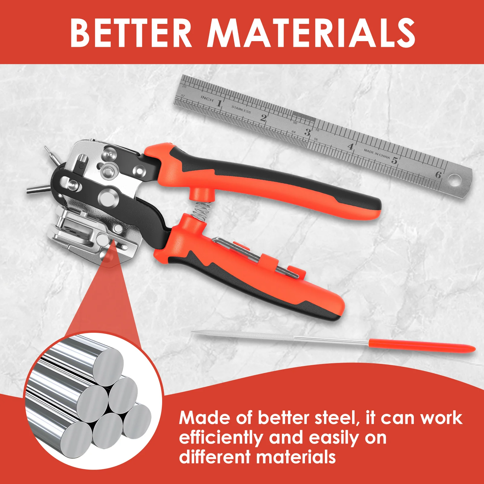 الجلود ثقب لكمة أدوات جلدية لكمة ذو طيات متعددة الوظائف حزام ناخس لتقوم بها بنفسك أداة ملاكمة حزام ثقب الناخس الحرف أداة