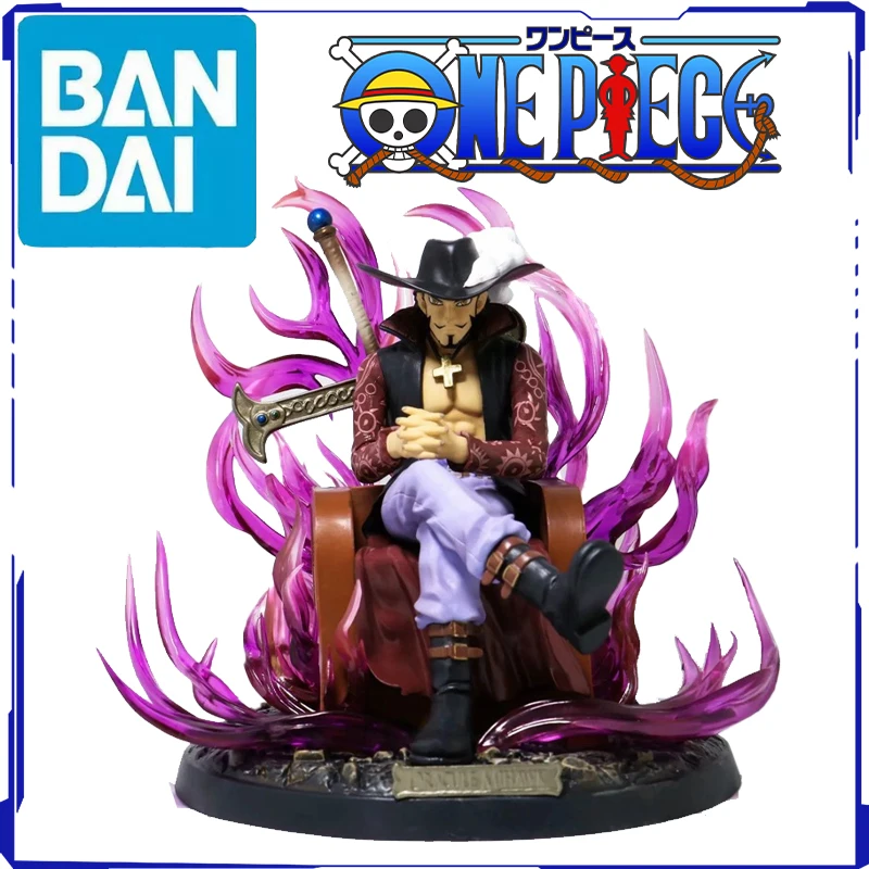 23CM One Piece Dracule Mihawk Sword Master Anime Figure Action Model Decoration Cartoon Doll Collection Toys Gifts Present Ins