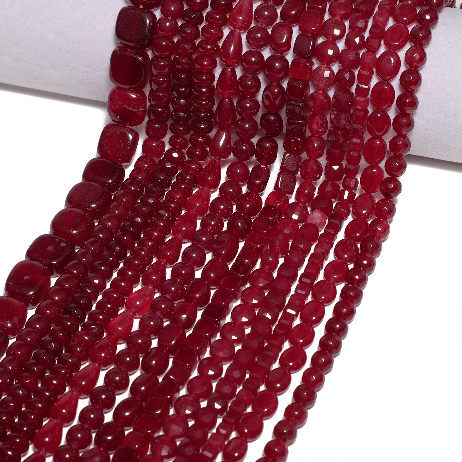 Natural Chalcedony Beads for DIY Jewellery Making