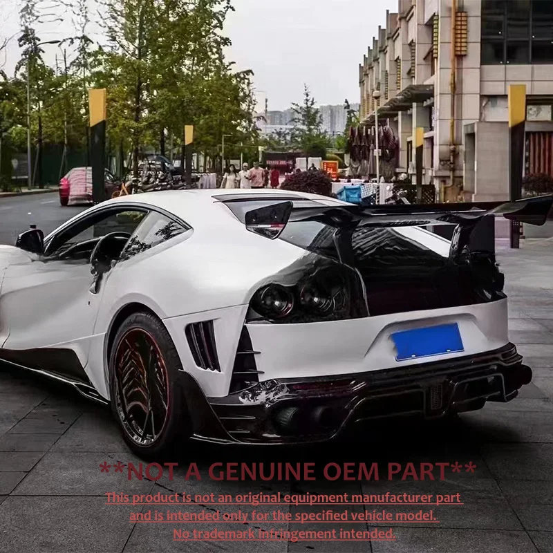 For Ferrari 812 MSY Style Full Body Kit Front Bumper Rear Bumper Hood Side Skirt Exterior Modification Parts