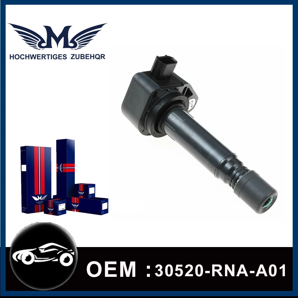 

M Brand Ignition Coil 30520-RNA-A01 099700-101 New For Honda Civic 2006-2011 1.8L UF582 30520RNAA01 C1580 UF-582 30520 RNA A01