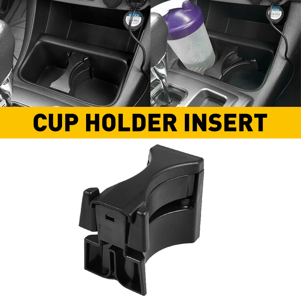 Car Center Console Bottle Drink Divider Cup Holders Insert For Toyota Tacoma 2005-2009 Sequoia 2008-2016 Cup Holder Accessories