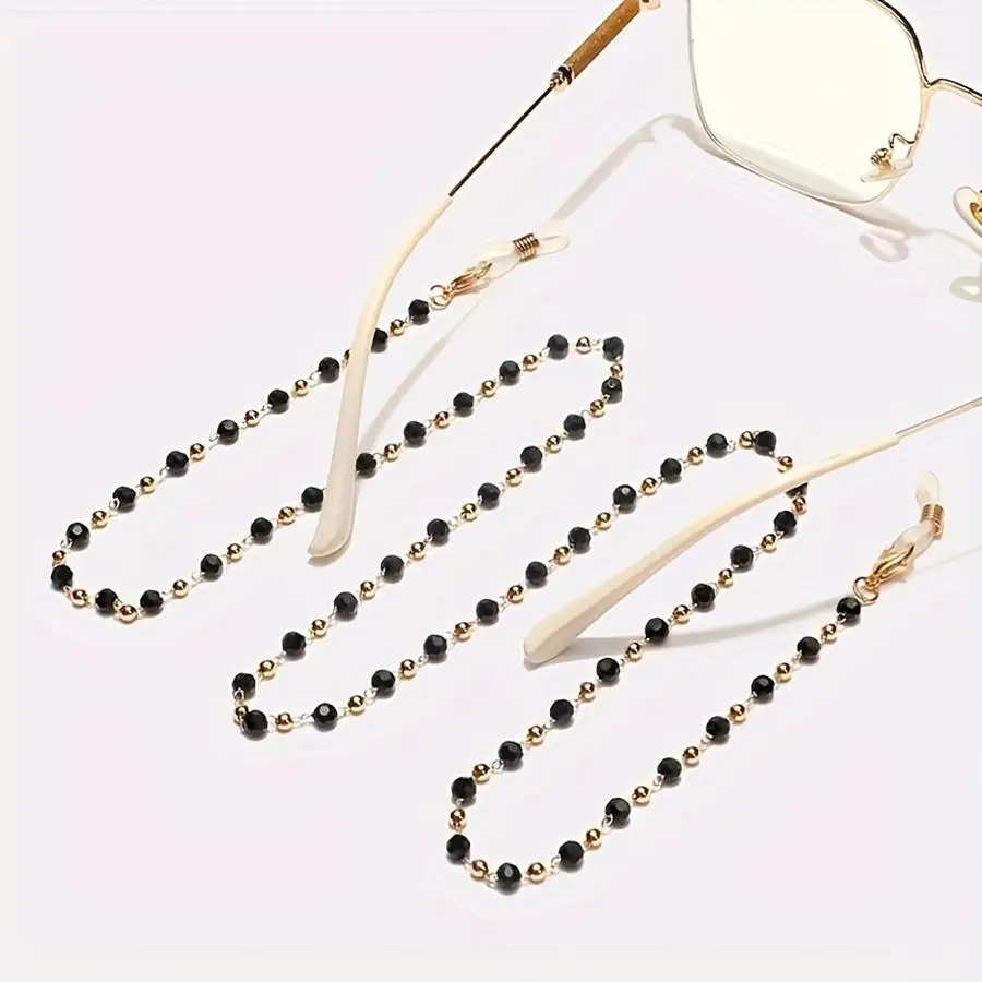 1/5/10/20/50/100pcs Women' Acrylic Material Elegant Chain Eyewear Chain Fashion Retro Bohemian Style Women Mask Lanyard Mixed Co