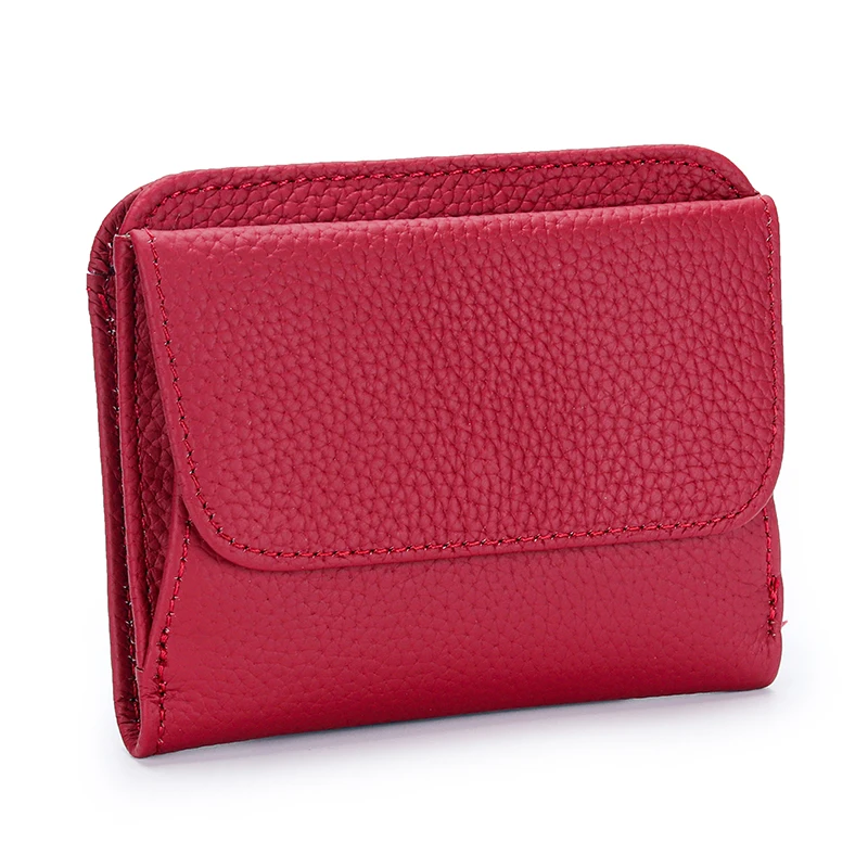 

Luxury Designer Women's Wallet Japanese Style Genuine Leather Clutches Coin Purse Card Holder Hasp Short Wallets Money Bags 2023