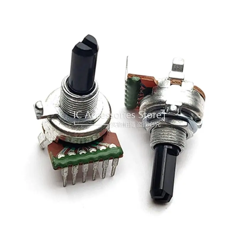 3PCS 161 Type B503 Duplex B10K B20K B50K B100K B104 Audio Speaker Power Amplifier Volume Potentiometer 16MM 6Pin Half Shaft 20MM