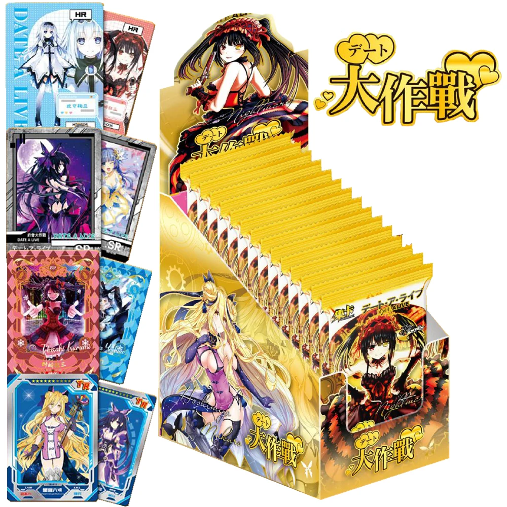 DATE A LIVE Collection Card For Children Classic Love Fantasy Anime Himekawa Yoshino Izayoi Miku Limited Game Card Table Gifts