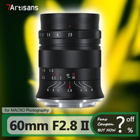 7artisans 60mm F2.8 II APS-C Frame Macro Lens for Potrait Photography with Sony E A7RIII X Nikon Z5 Z6 II RF M M43 L Mount