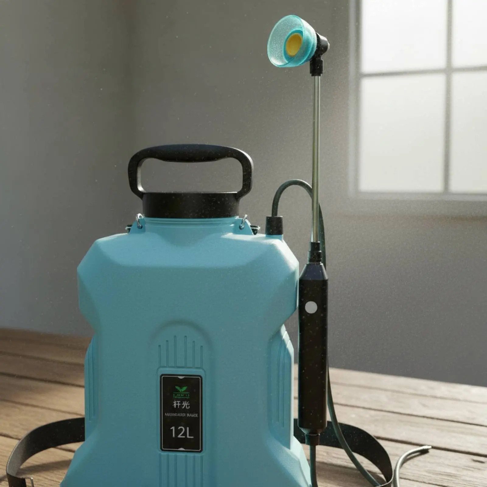 

Battery-Powered High Pressure Applicator Electric Backpack Applicator Automatic Water Mister for, Farm