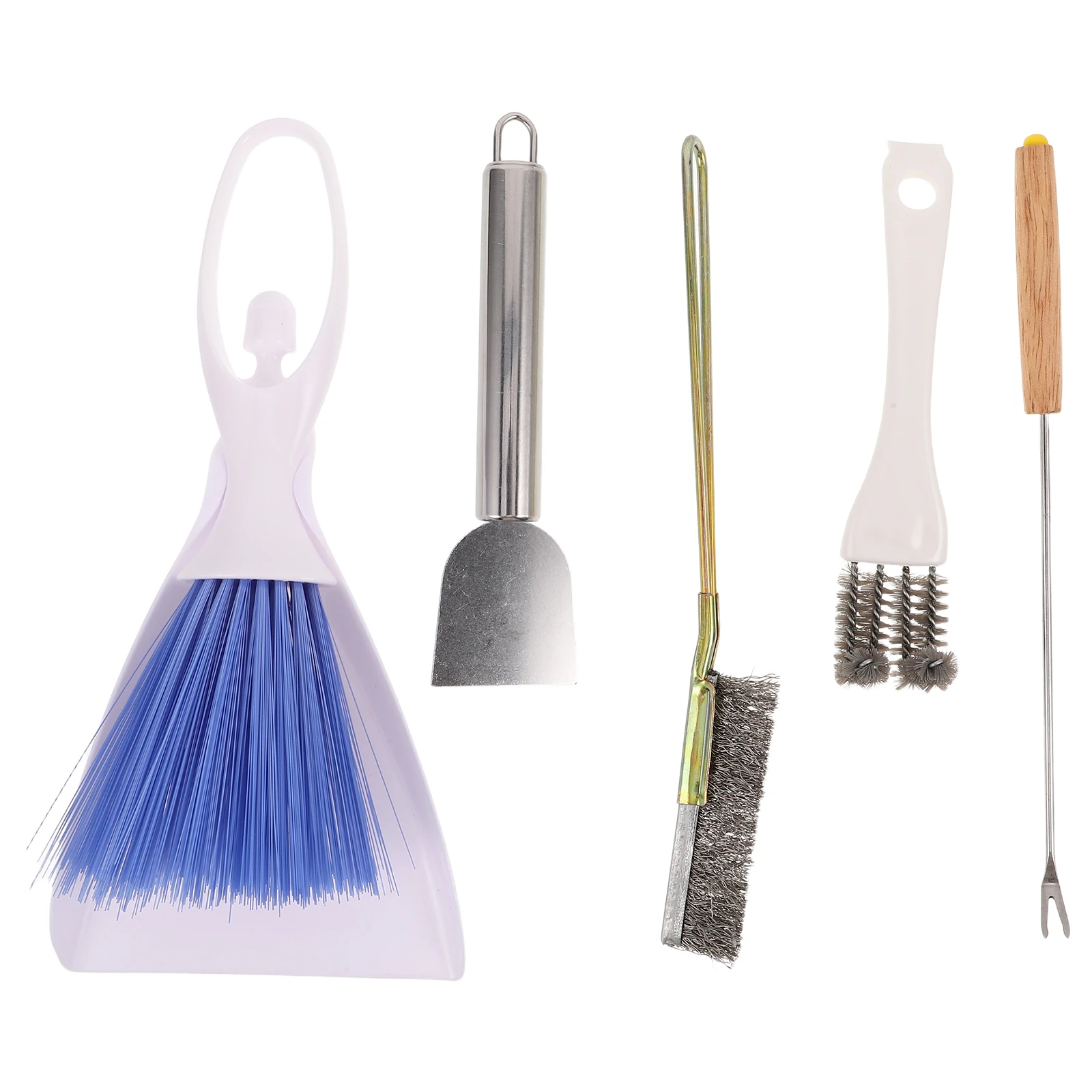 

1 Set Stainless Steel Bird Cage Cleaning Tool Poop Scraper Brush For Parakeets Cockatiels Small Animal Cages Durable Reusable
