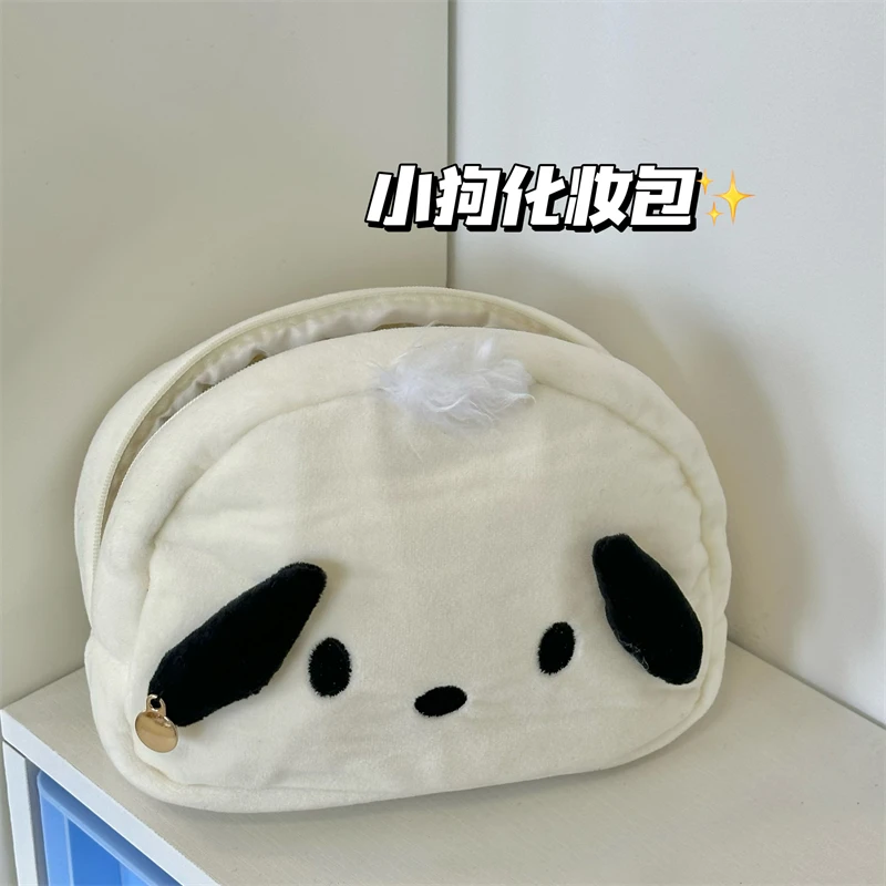 Cute Sanrio Pochacco Cosmetic Bag Storage Bag Good Looks Korean Style Ins Portable High Capacity Pencil Case Stationery Box