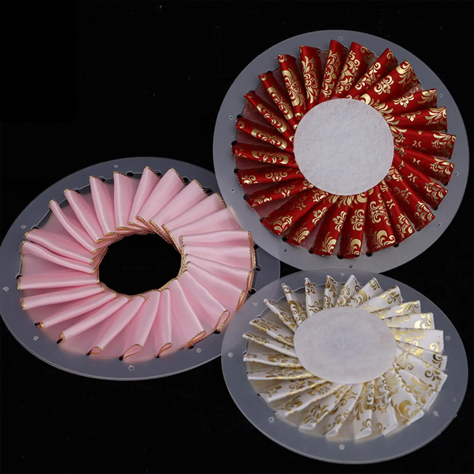 3 Pieces Rosette Maker Professional Rose Maker Scrapbooking Decorative Handmade