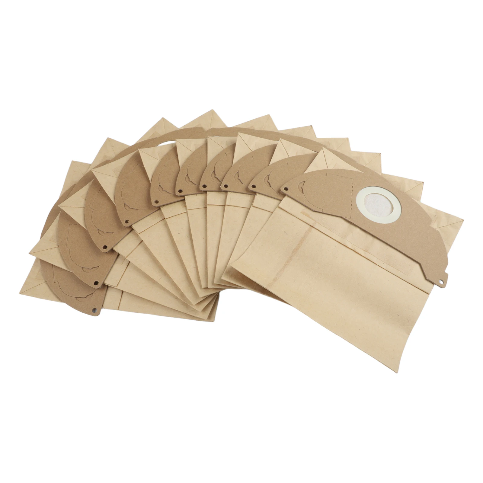 10 Pack Bags K rcher WD2 Floor Maintenance Easy To Install Vacuum Bags Generous Debris Holding Capacity 21cm * 24cm