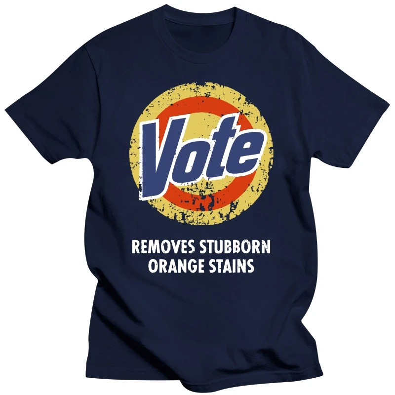 Men Funny T Shirt Fashion tshirt Vote Removes Stubborn Orange Stains  Women t-shirt