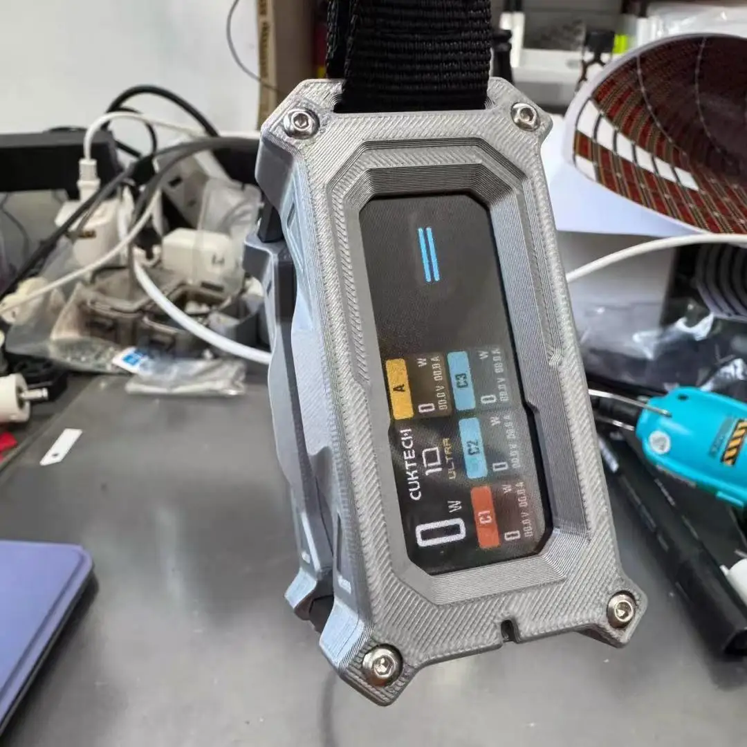 

Mecha Style CUKTECH 10 Ultra GaN Super Charger Base For Cuktech Accessory 3D Printed