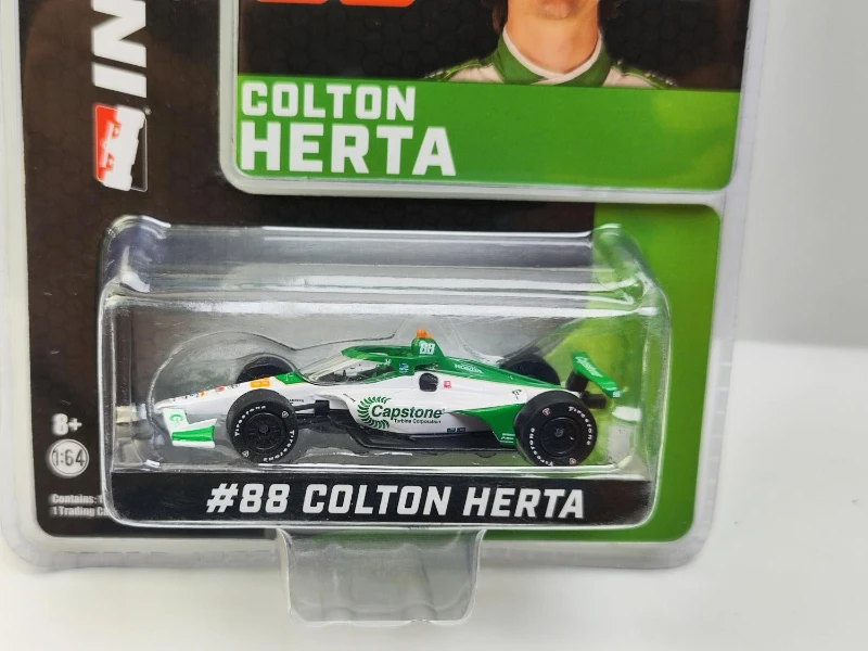 1:64 2020 NTT IndyCar #88 Colton Herta High Simulation Diecast Car Metal Alloy Model Car kids toys collection gifts W112