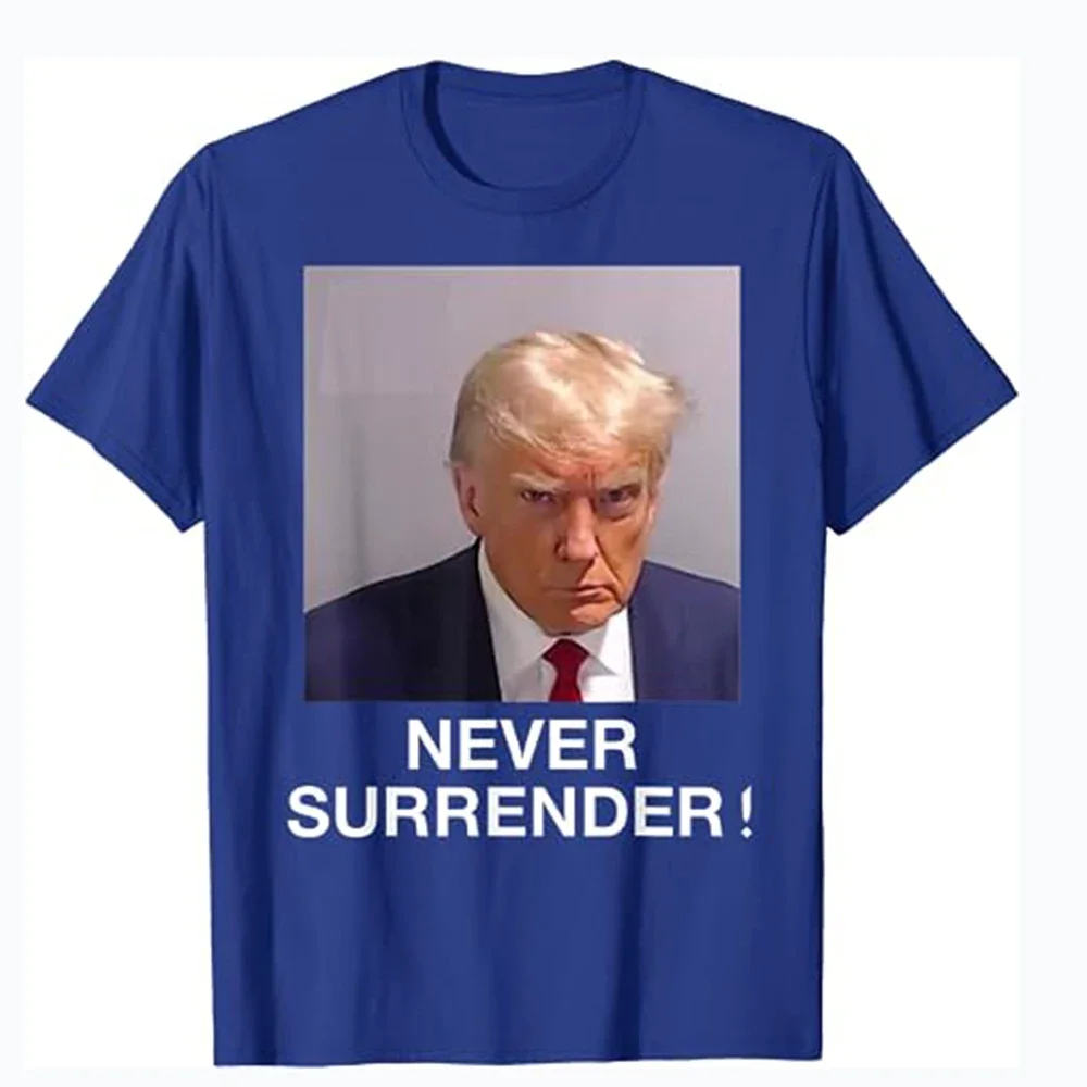 Donald Trump Never Surrender Mug Shot August 24 2024T-Shirt