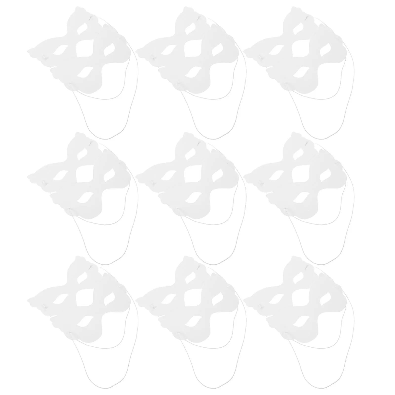 

40Pcs Childrens Paper Mask DIY Blank Mardi Gras Masks for Coloring and Decorating Ideal Gift for Birthdays and Holidays