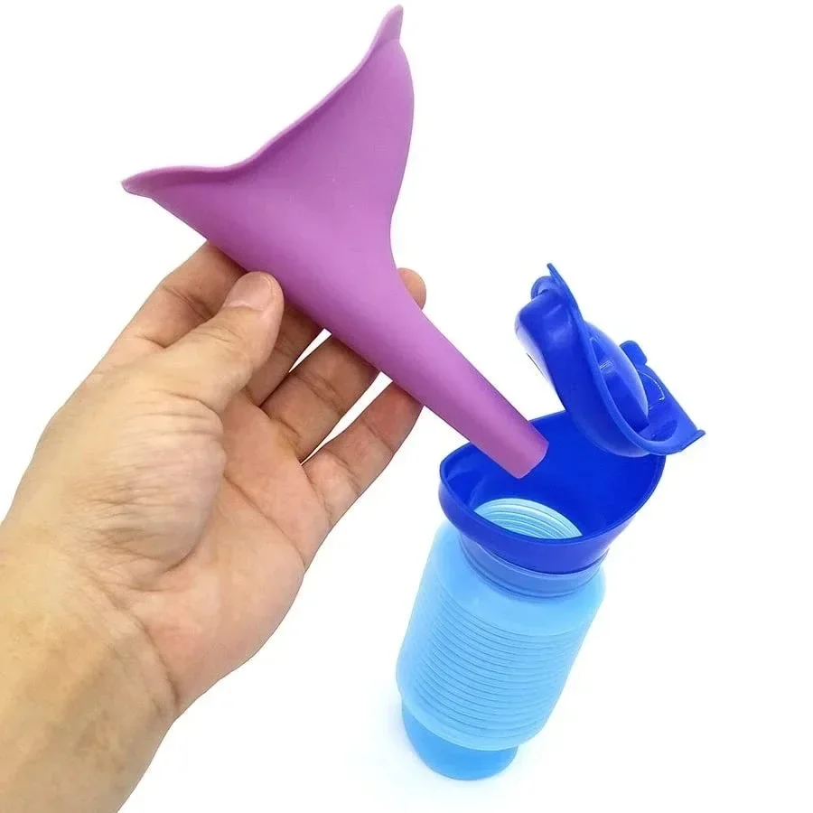 

750ml Portable Women Men Children Urinal Foldable Car Toilet Pee Bottle for Outdoor Camping Travel Potty Emergency Easy To Clean