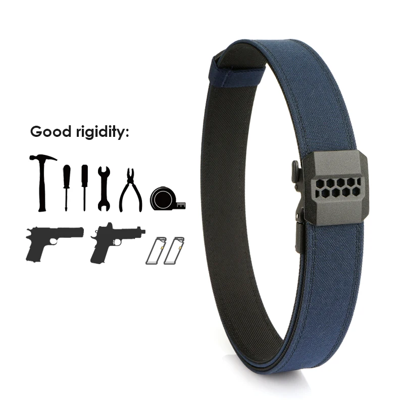 VATLTY New Stiff Casual Belt for Men Metal Automatic Buckle Tactical Girdle Male Thick Nylon Military Airsoft Belt Waistband