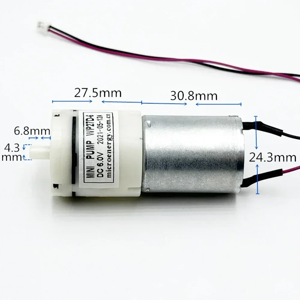 Mini 370 Air Oxygen Pump DC 3.7V 6V 7.4V Low Noise Diaphragm Inflation Pump USB Blood Pressure Monitor Aquarium Fish Tank