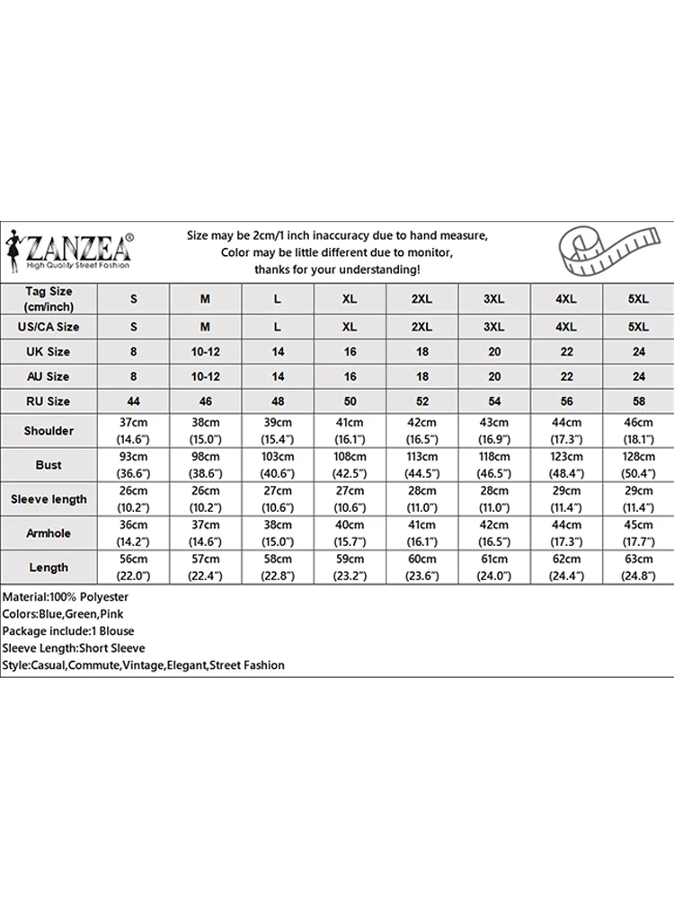 ZANZEA ผู้หญิงเสื้อแฟชั่น 2025 ฤดูร้อนแขนสั้น Ruffles เสื้อลูกไม้ Elegant OL Office Lady เสื้อ STAND COLLAR Blusas